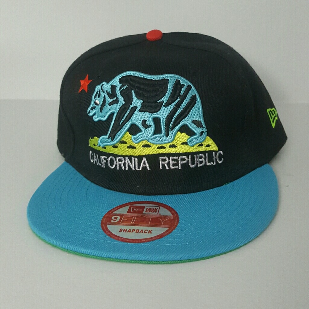 NEW ERA California Republic Snapback Hat / Cap  Ne